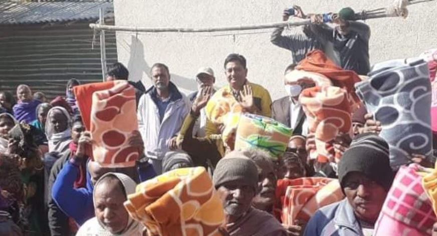 Distributed Over 500 Blankets to Needy Families in Bukru Village